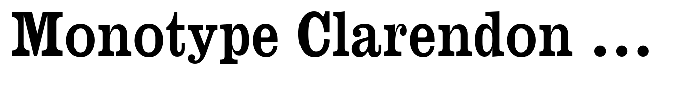 Monotype Clarendon Std Regular